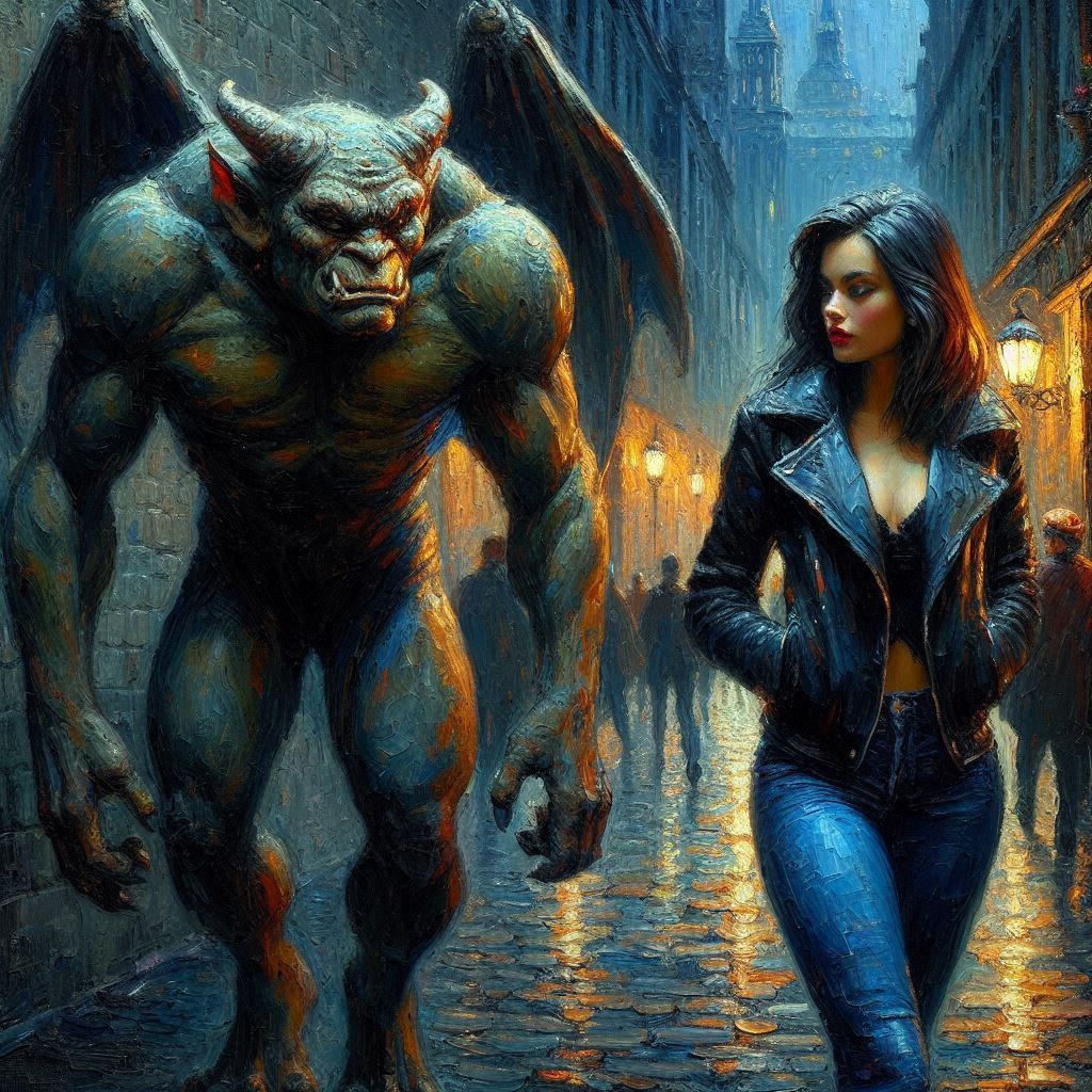 "Gargoyles" Goliath and Maza