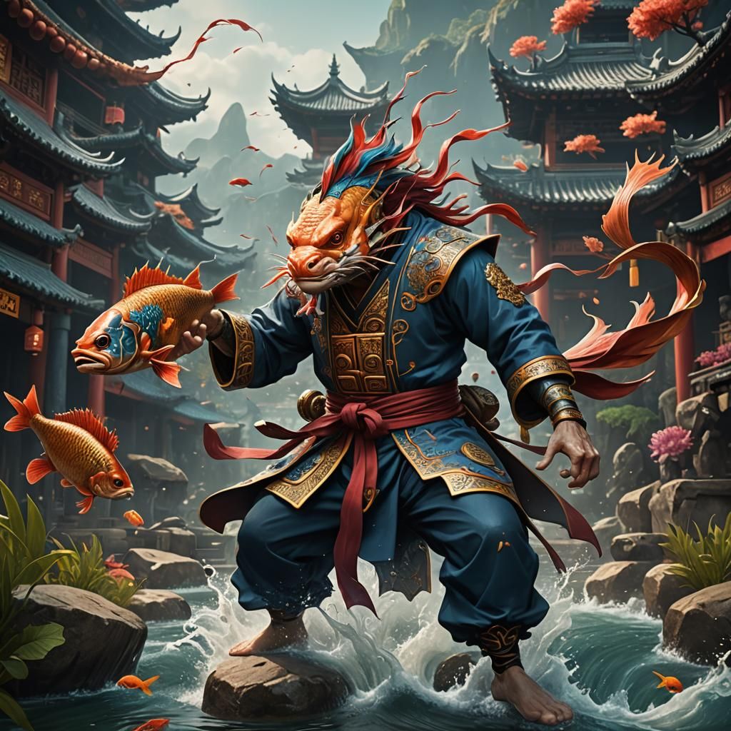 kung fu fish man