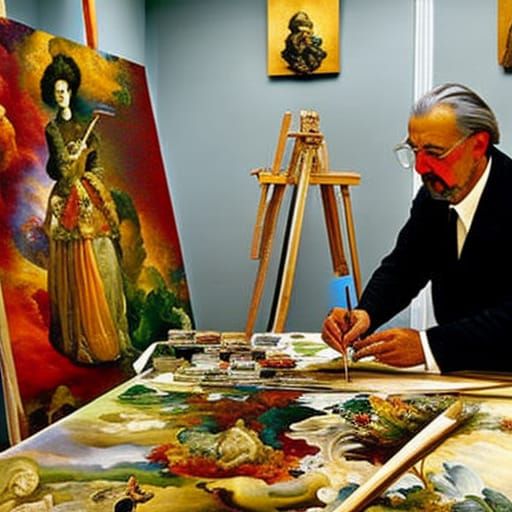 Famous Artists at Everyday Jobs PlP