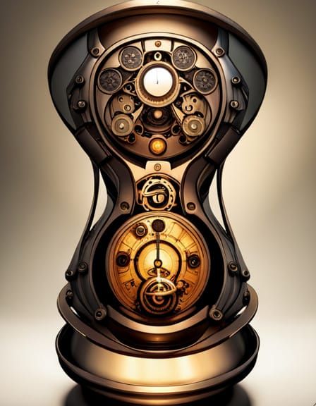 Hourglass clockwork!  by @mika