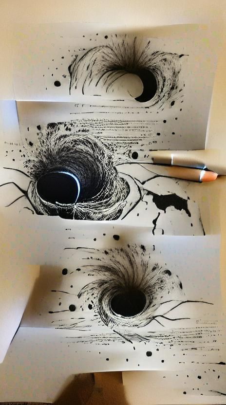 Black hole Ink