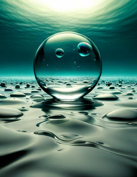 Glass Bubble  by @DeliaPeabody