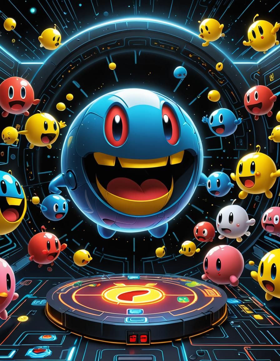 Zombie Pac-Man - AI Generated Artwork - NightCafe Creator