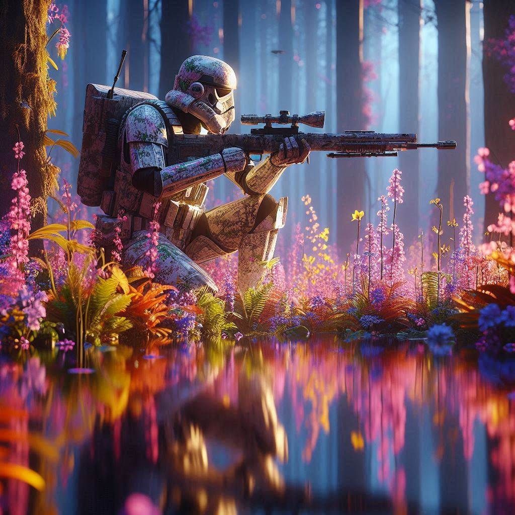 Sniper Stormtrooper on Kashyyk