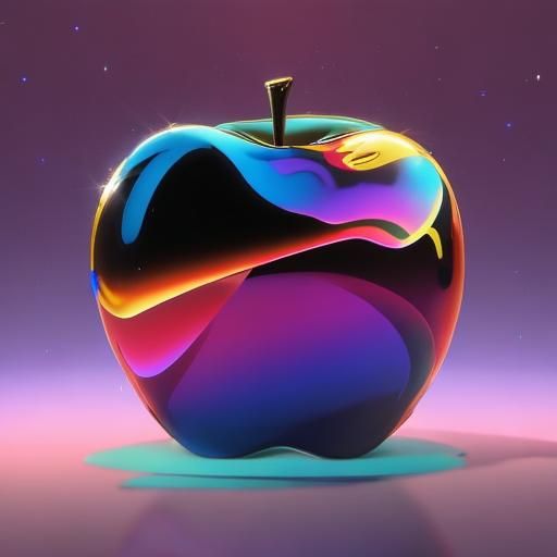 apple reflecting galaxy