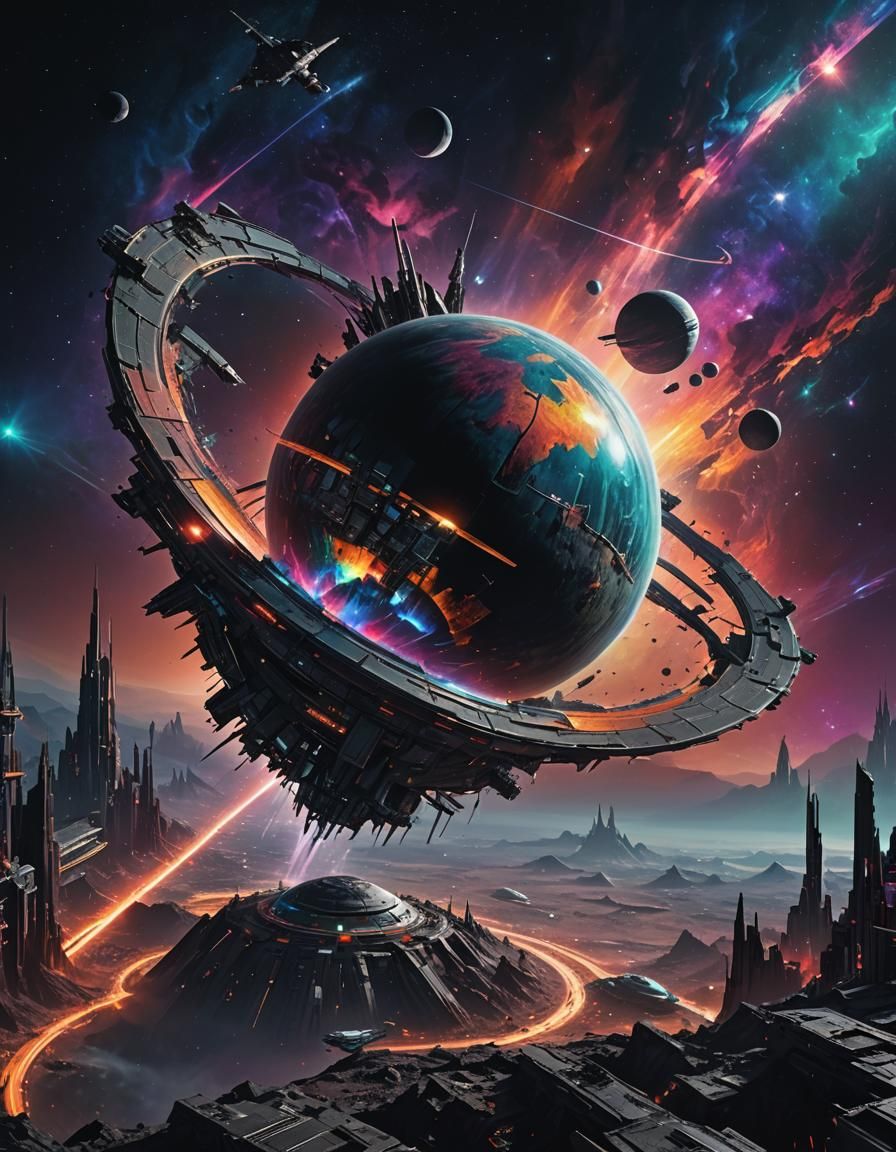 Undulating Expanse: A Celestial Dreamscape  by @Uwork