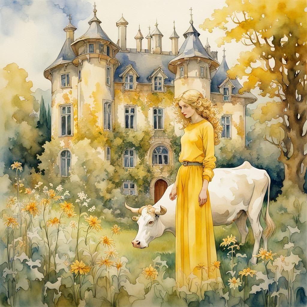 The White Cow  by @Leviosa