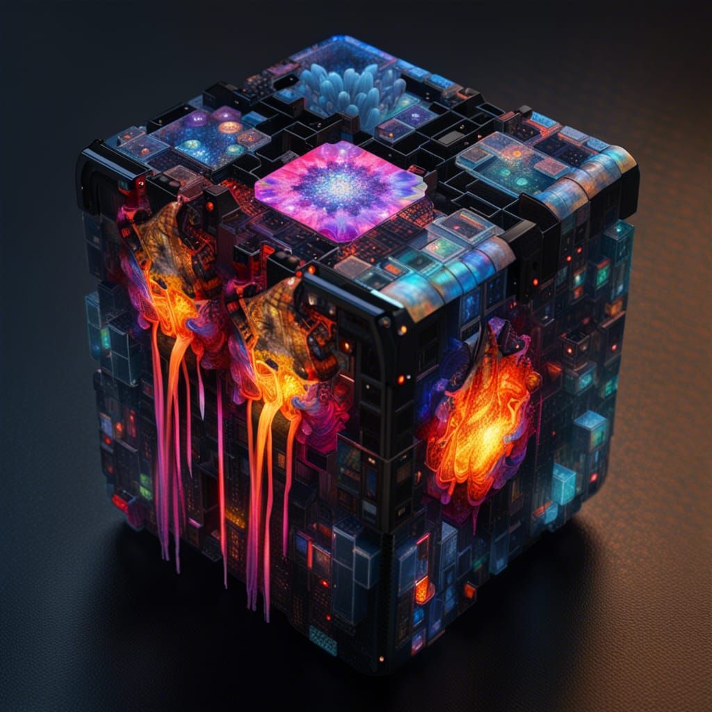 Rubik's universe cube - AI Generated Artwork - NightCafe Creator