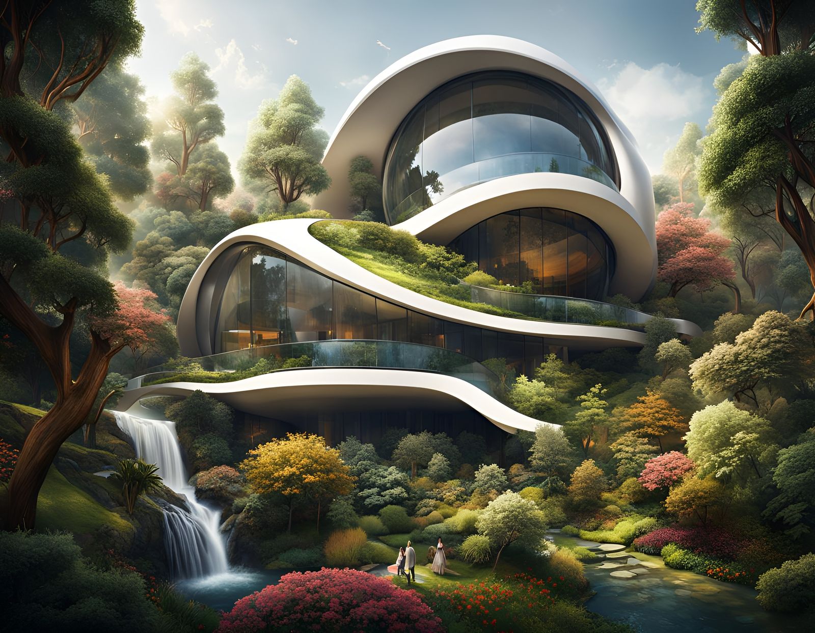 Outlandish Abstract Home Architecture  by @Tallameia