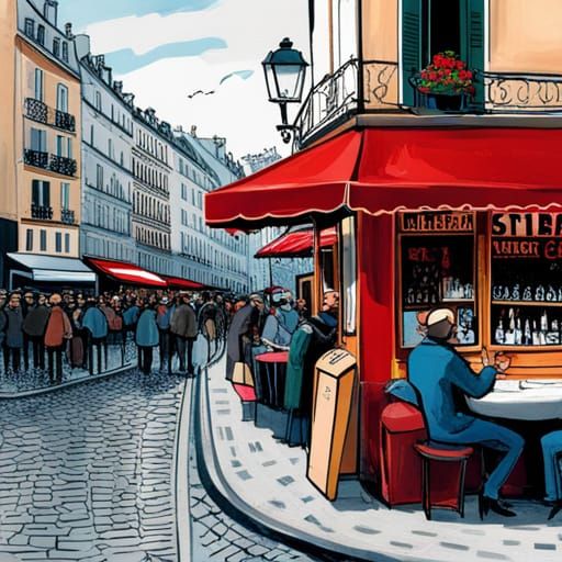 Café in Montmartre
