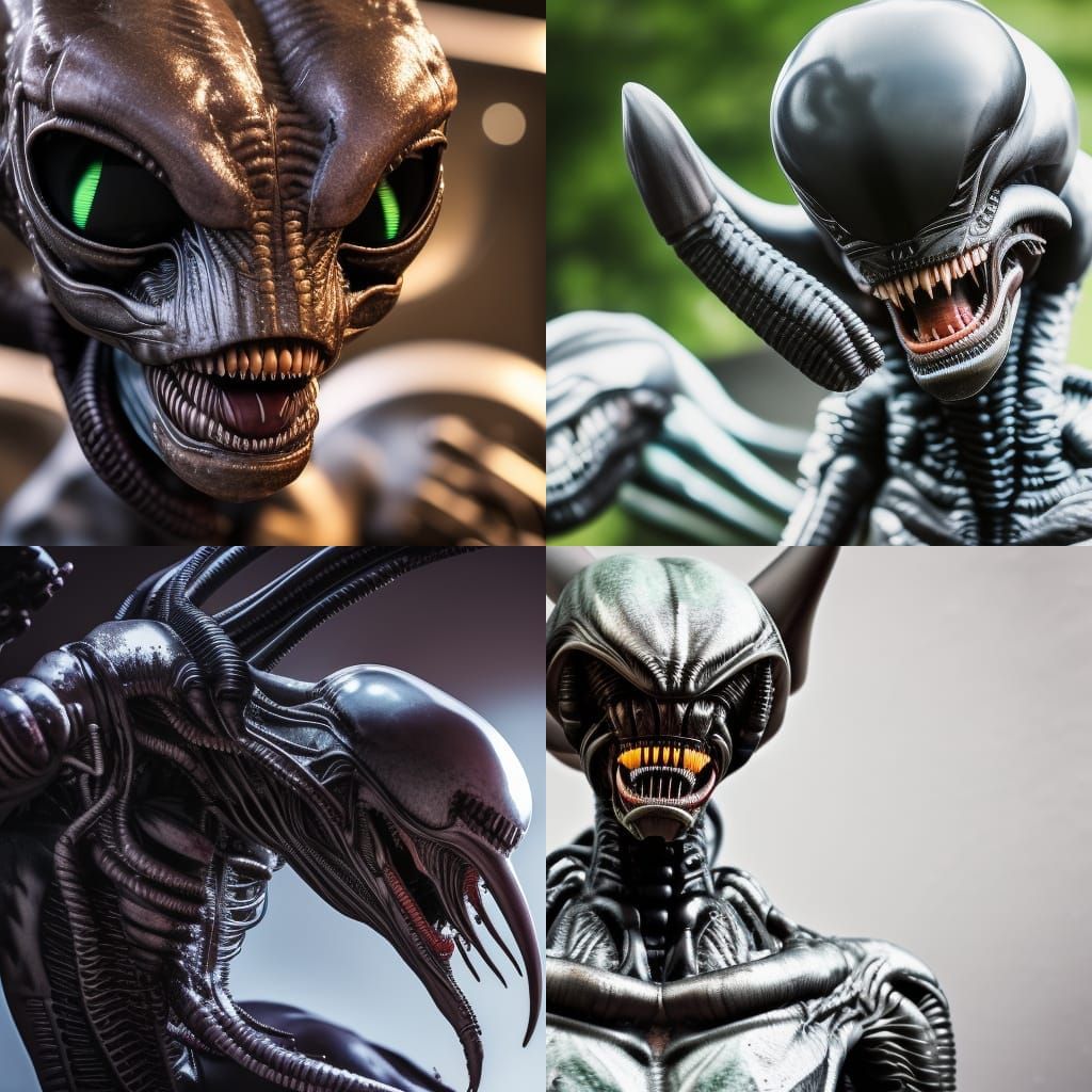 Alien Xenomorph - AI Generated Artwork - NightCafe Creator