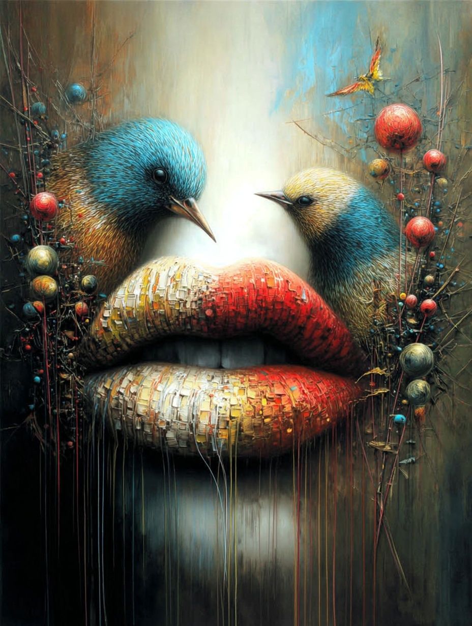 Birds and lips