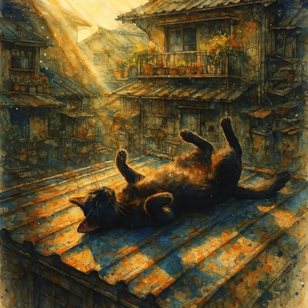 Cat on a hot tin roof