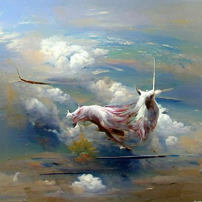 Flying unicorn