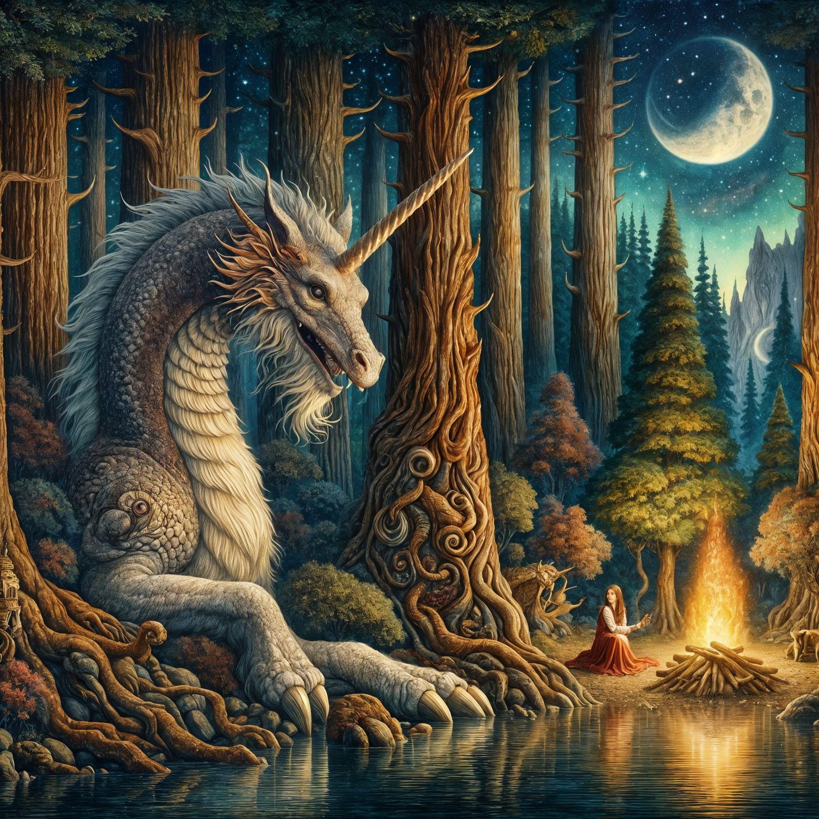 The Last Dragoncorn  by @QueenMab