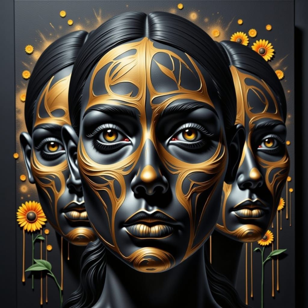 <lora:Golden Shadows:1.0> Dia De Los Muertos