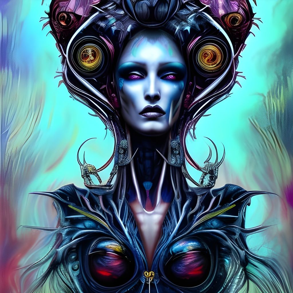 Alien Queen - AI Generated Artwork - NightCafe Creator