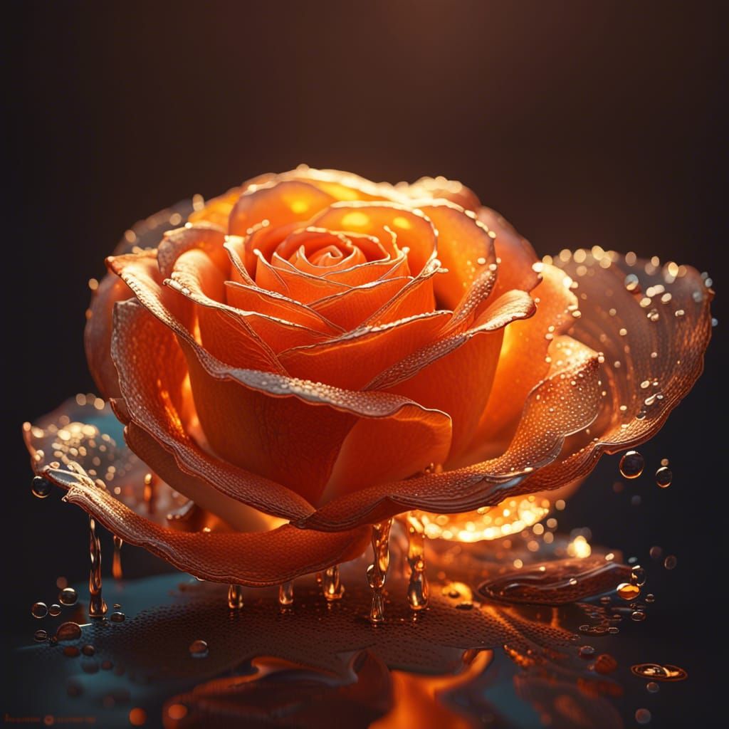 A honey coated rose (PROMPT FROM @flyingSquirrel!)  by @thatgayfrog