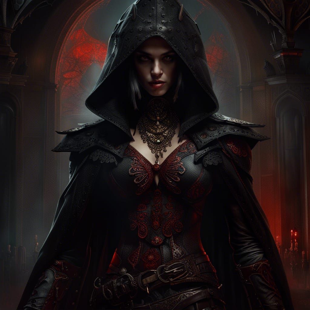 Assassin vampire - AI Generated Artwork - NightCafe Creator