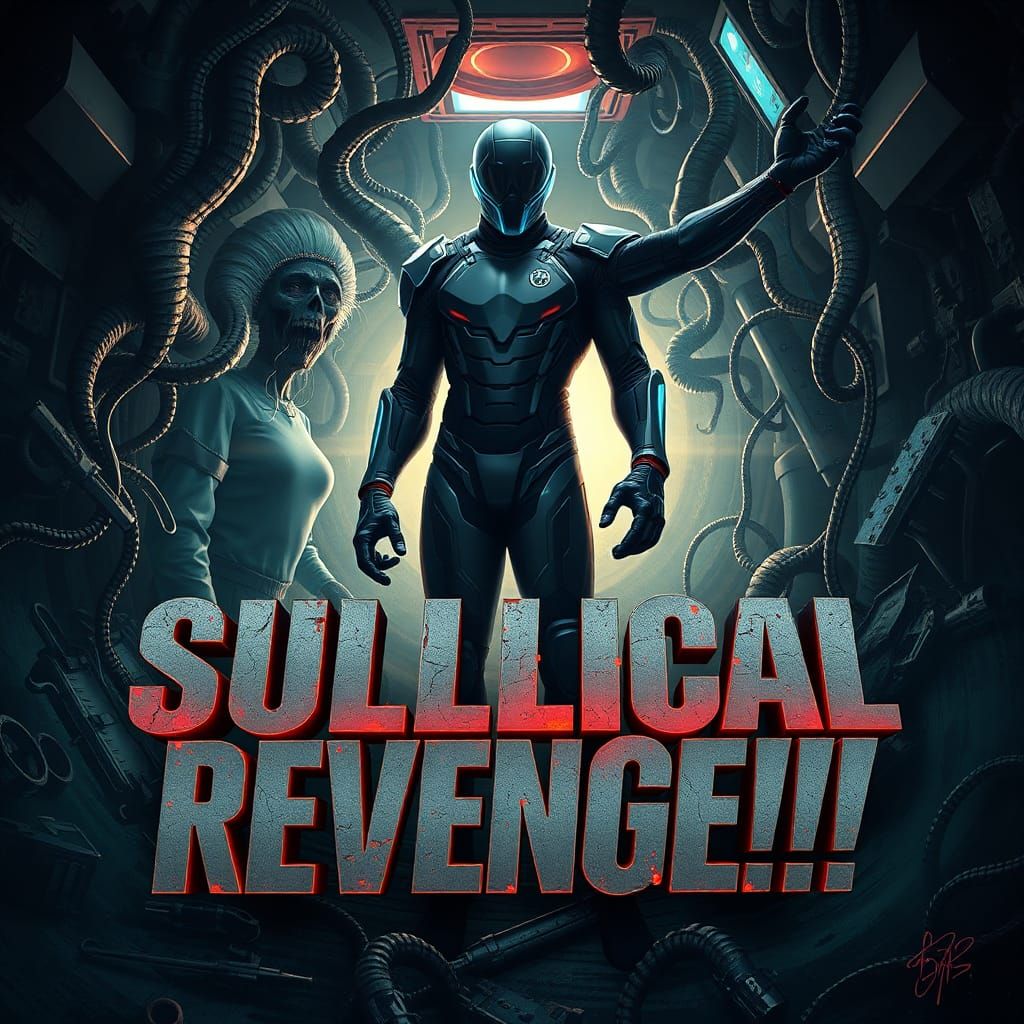 HEAVY METAL ALBUM ART OF A SLIMY CO-WORKER THAT TRIED TO GET...