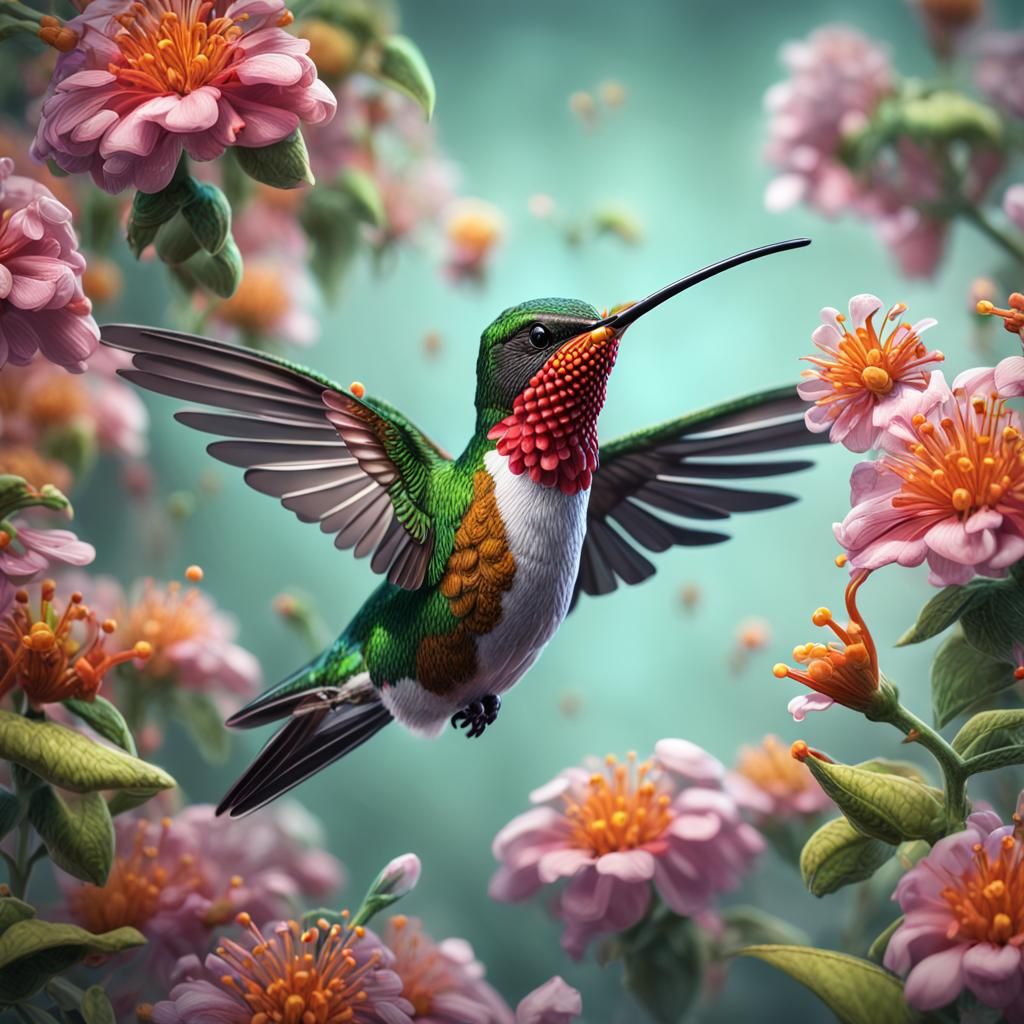 Hum ing bird