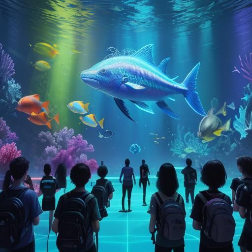 group of grade school students standing in front of large ho...