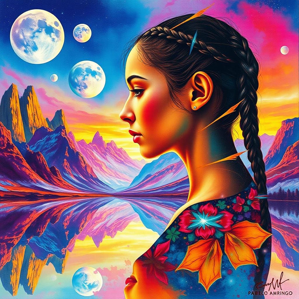 Colorful portrait