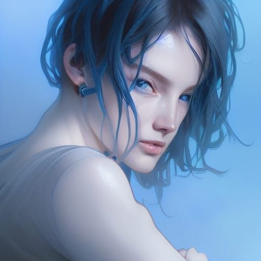 blue