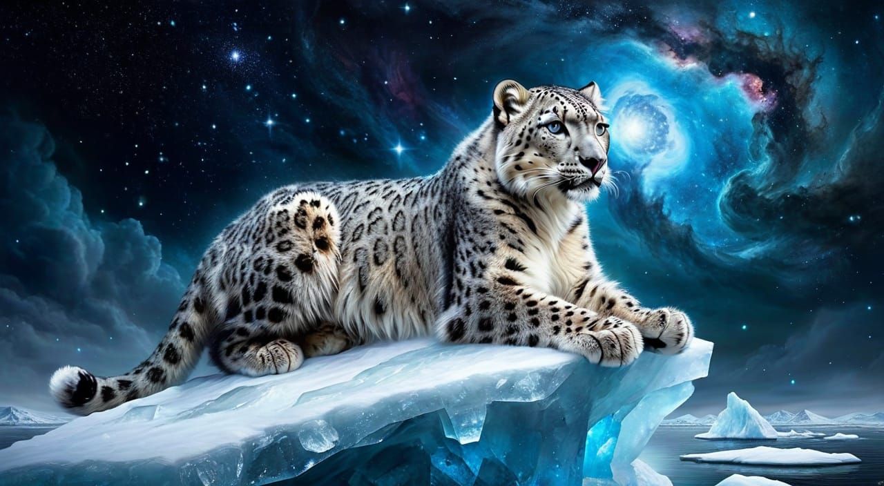 Cosmic Snow Leopard