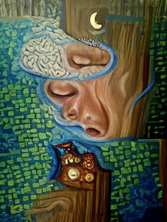 My brain is distressed. All I want to do is sleep. Sleep and...