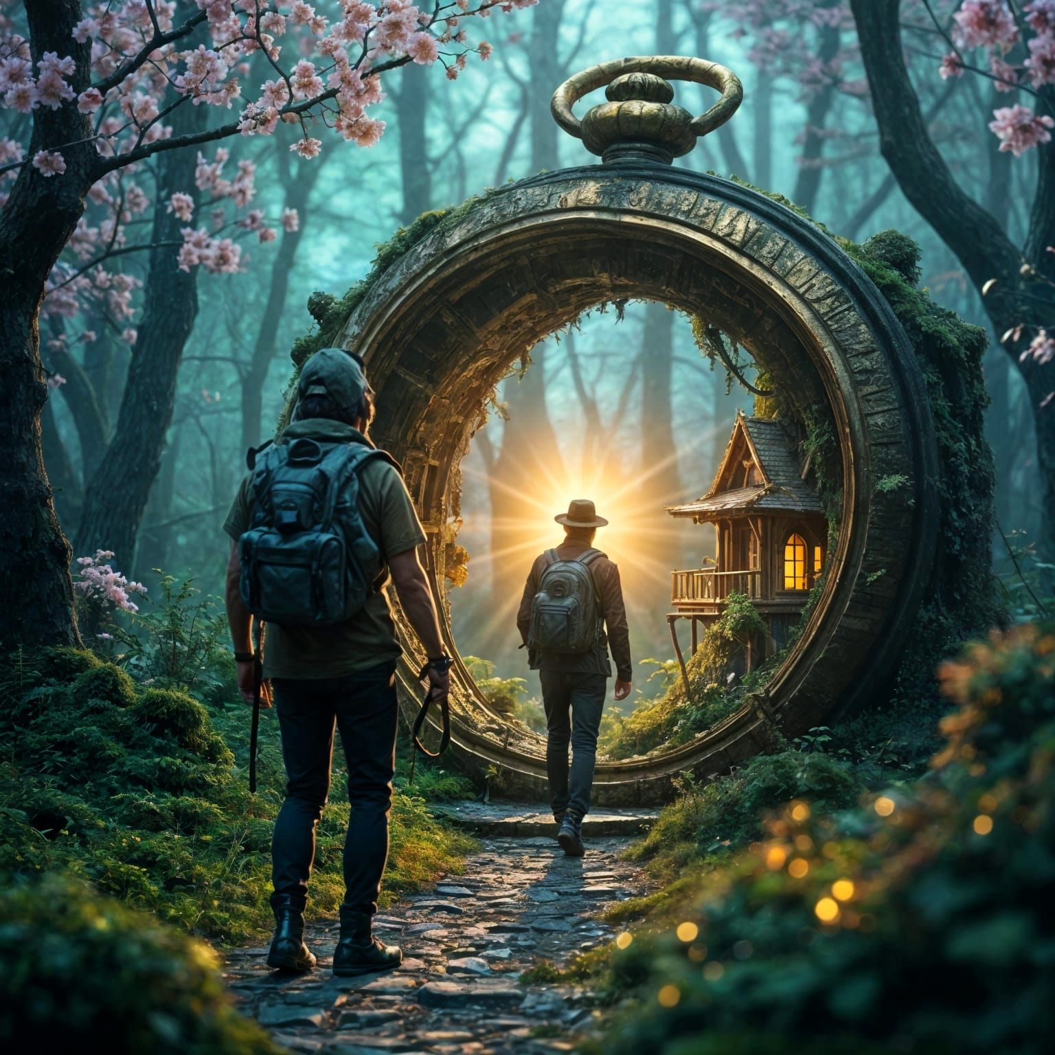 Exploring the Lost Forest Pocket Watch Portal  by @toomanynates