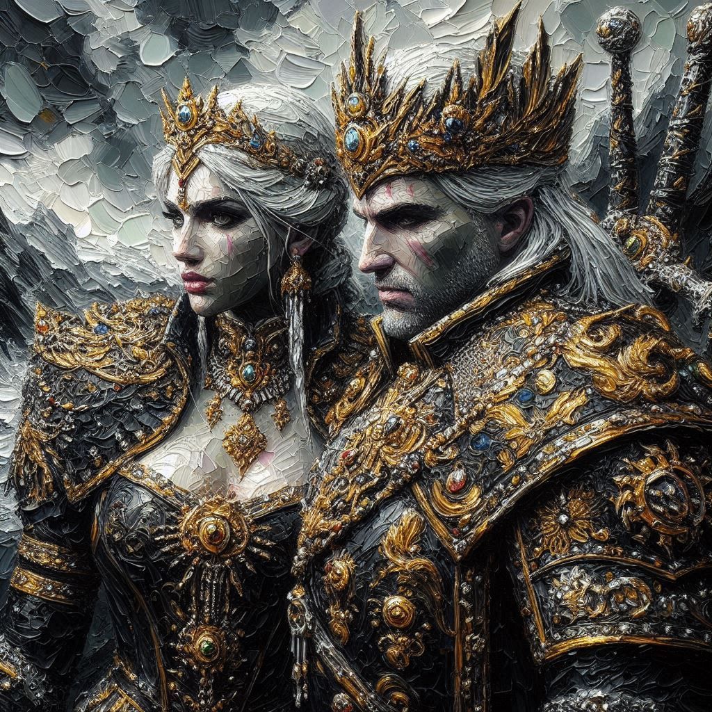 Geralt and Yennefer