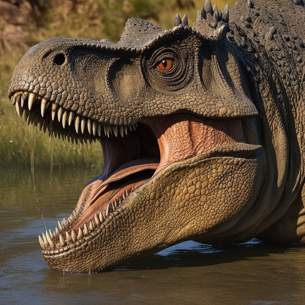 Terrifying closeup of portrait of a Real life scientifically...