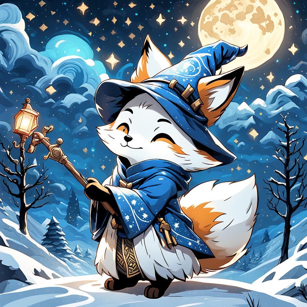 Wizard Of Winter - AI Generated Artwork - NightCafe Creator