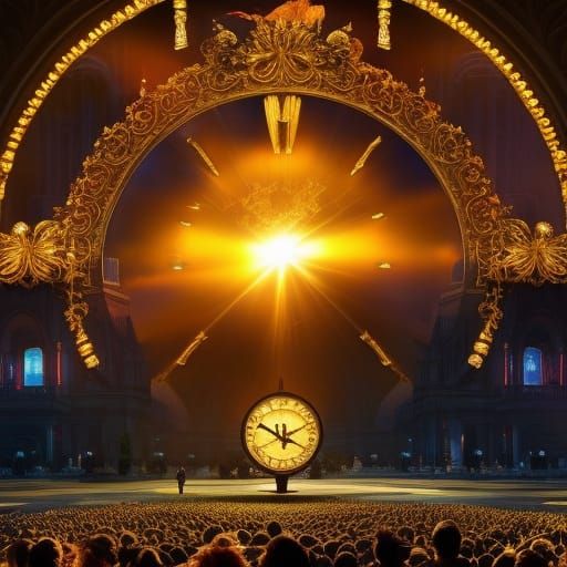 clock challenge - AI Generated Artwork - NightCafe Creator