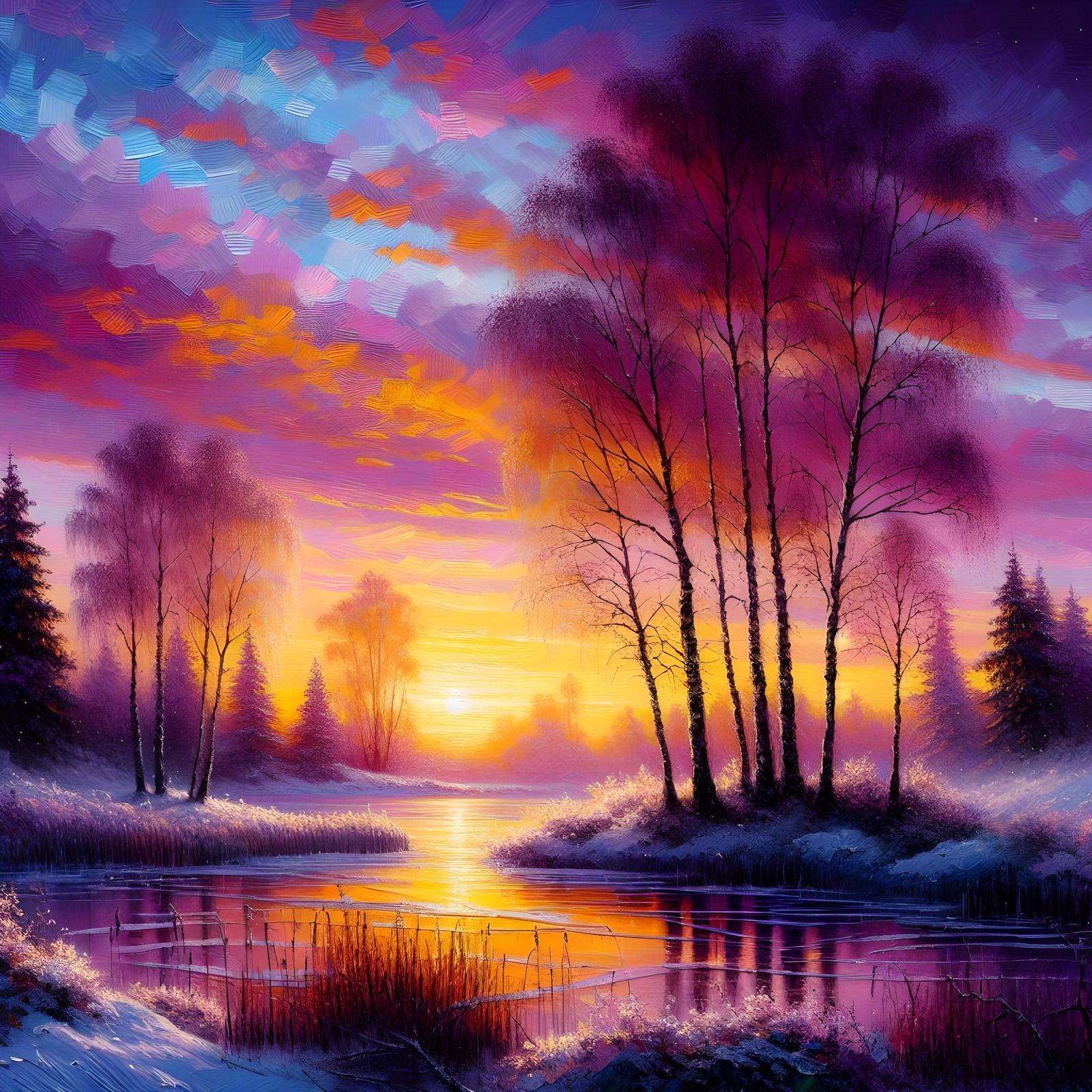 winter sunrise