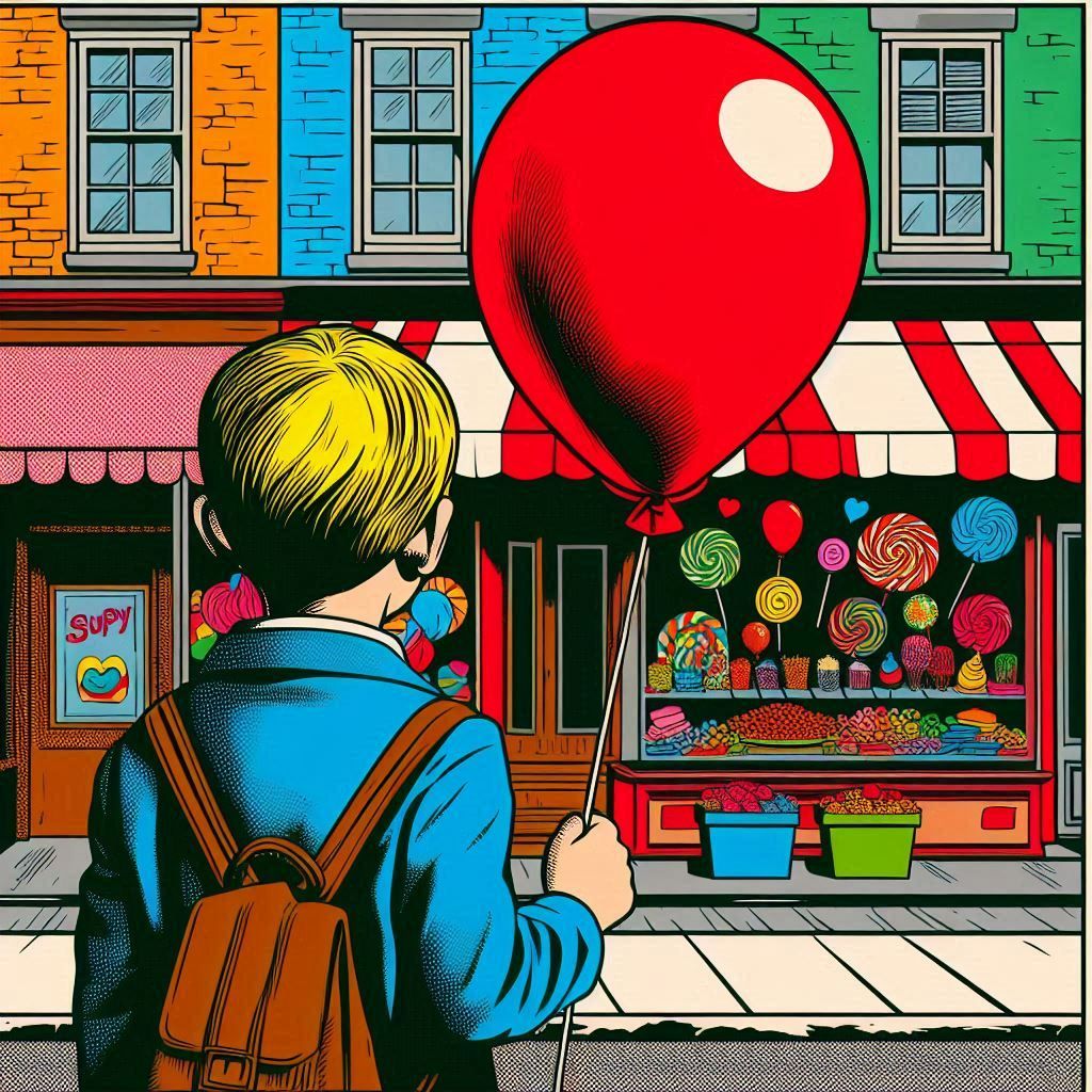 The Boy at the Candy shop
