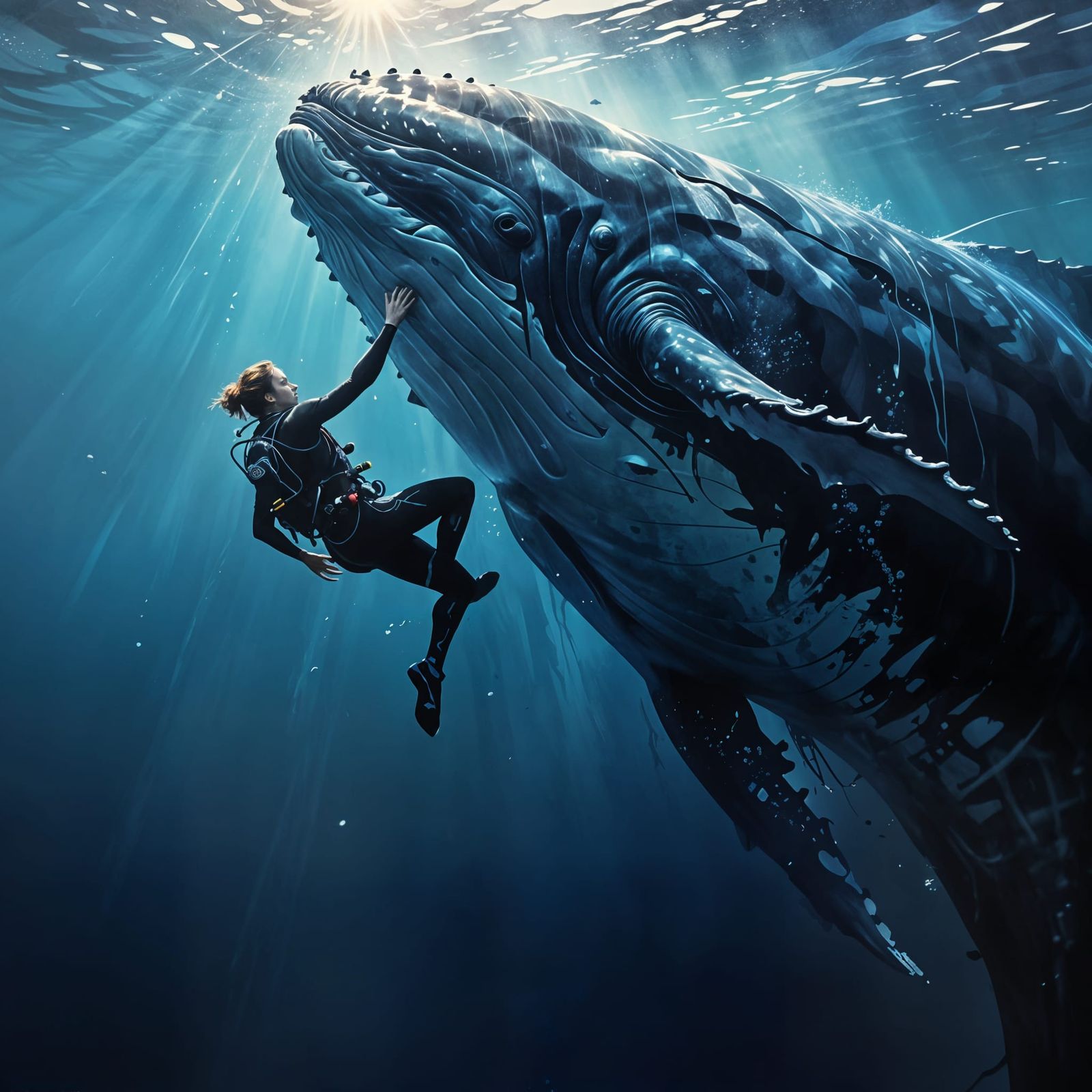 Underwater meeting  by @Mike Ritchie