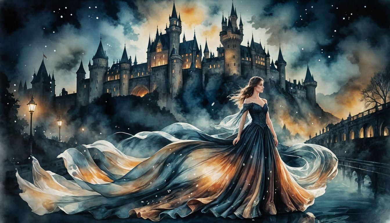 Walk at Nightfall   by @VoidSparkles