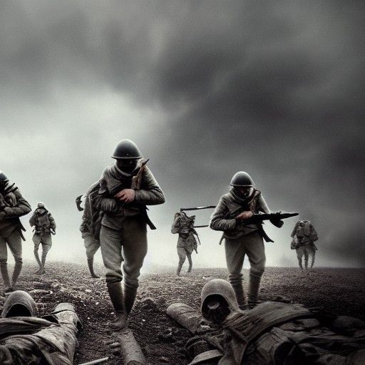 world war 1 soldiers - AI Generated Artwork - NightCafe Creator
