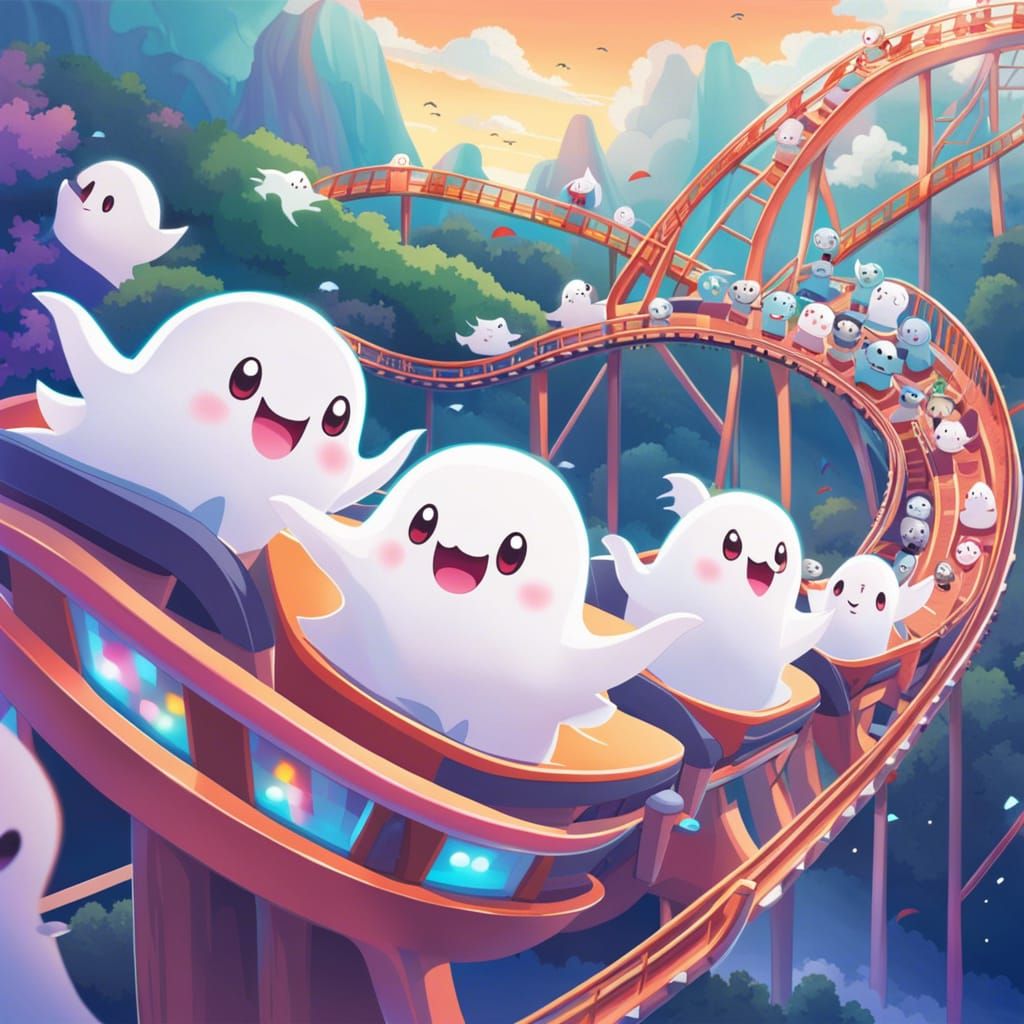 ghoster coaster - AI Generated Artwork - NightCafe Creator