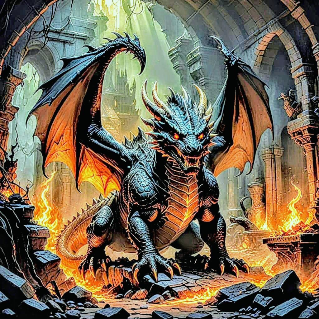 A Dragon's Lair is His Castle or at Least Under One