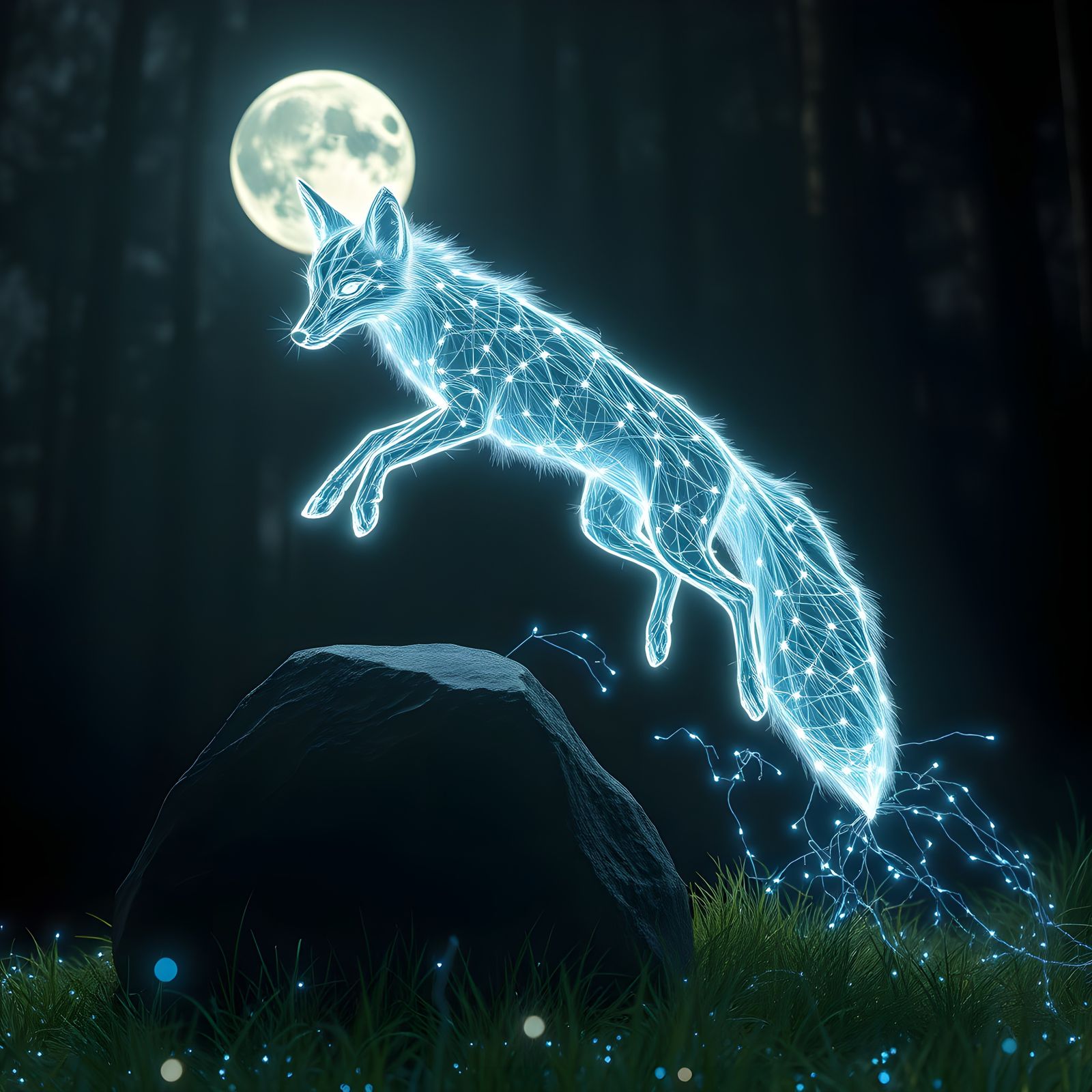 The leaping fox  by @forge4ward