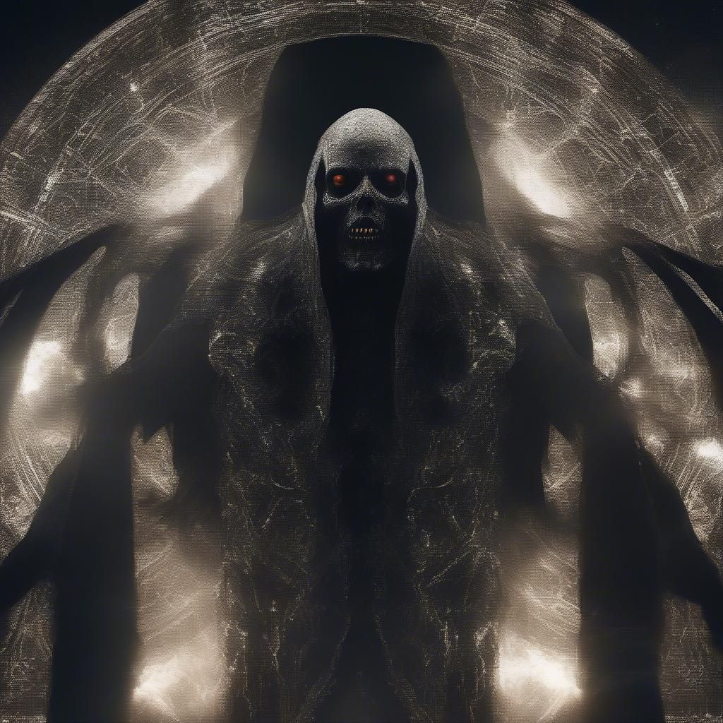 Scary horror art creations of physical avatar form nyarlatho...