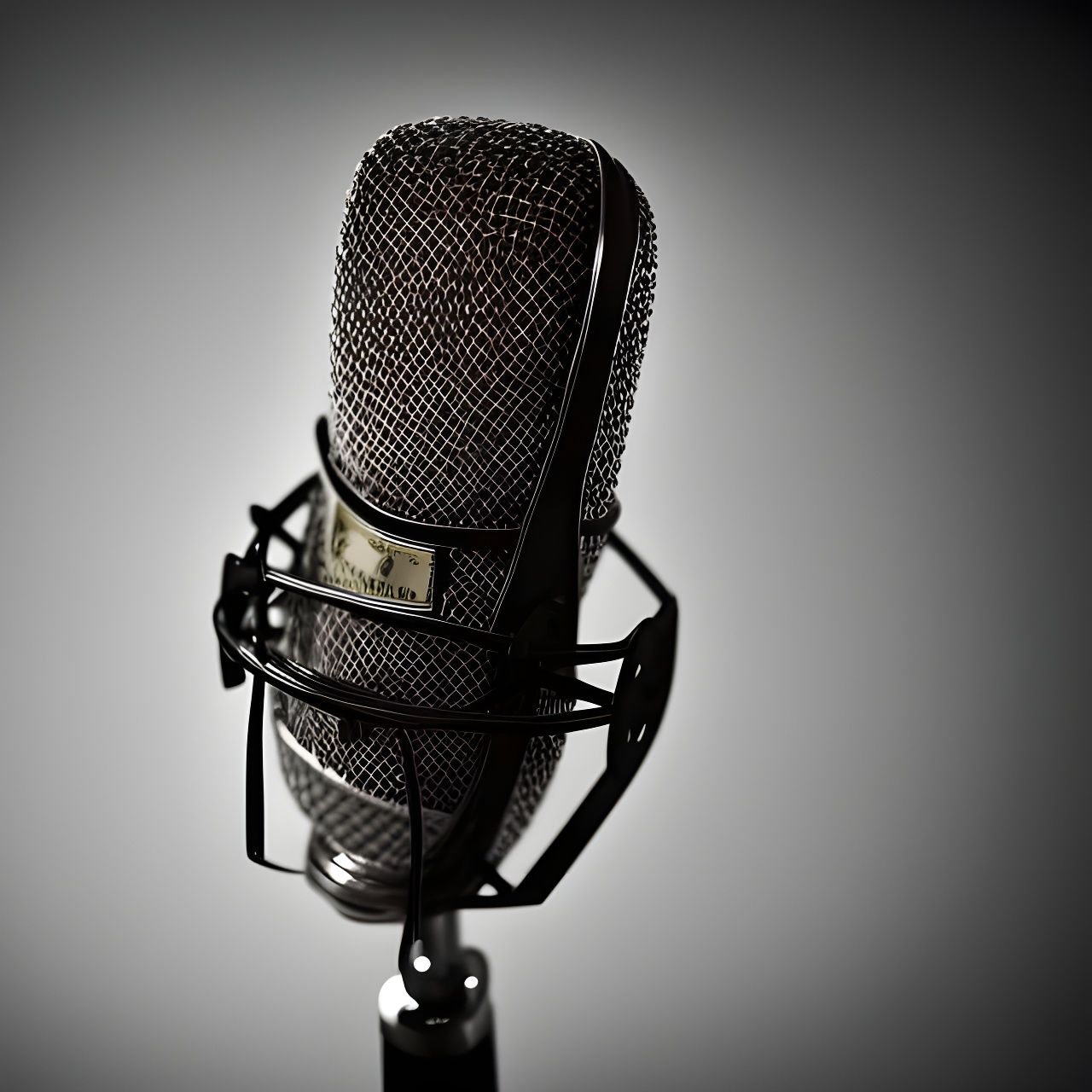 Microphone AI Generated Artwork NightCafe Creator