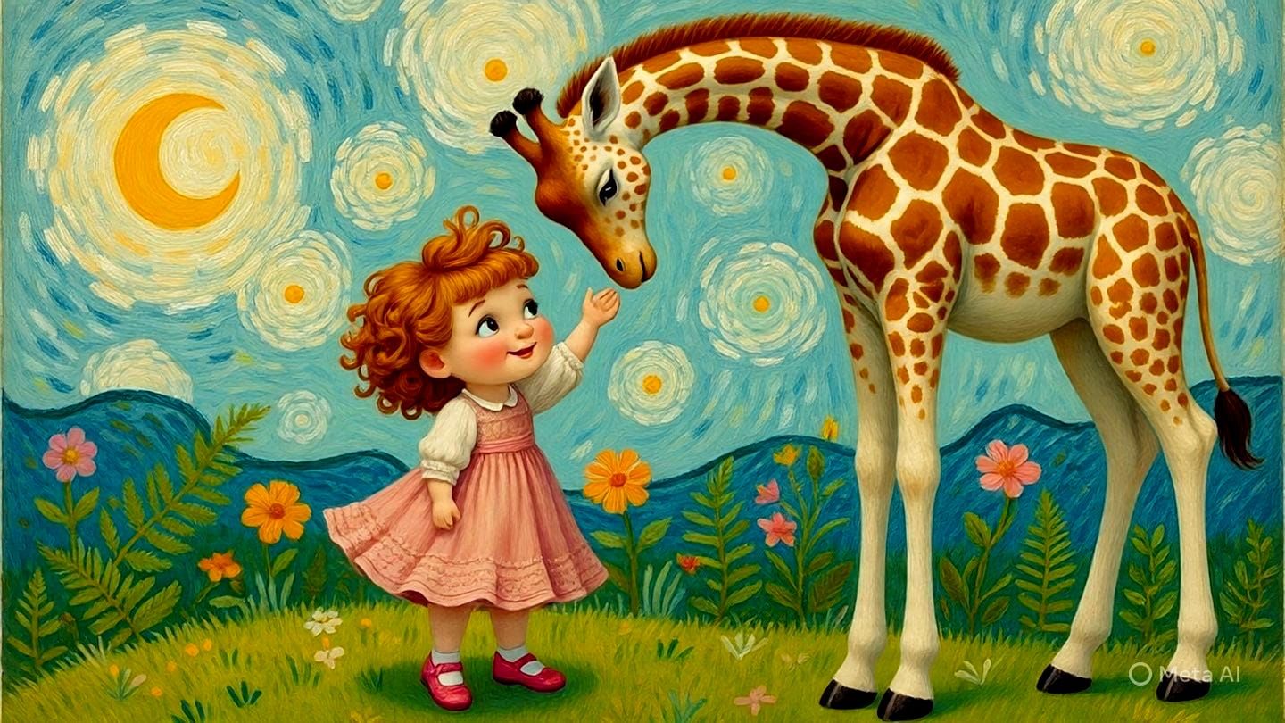 A Gentle Friendship Under the Starry Moon