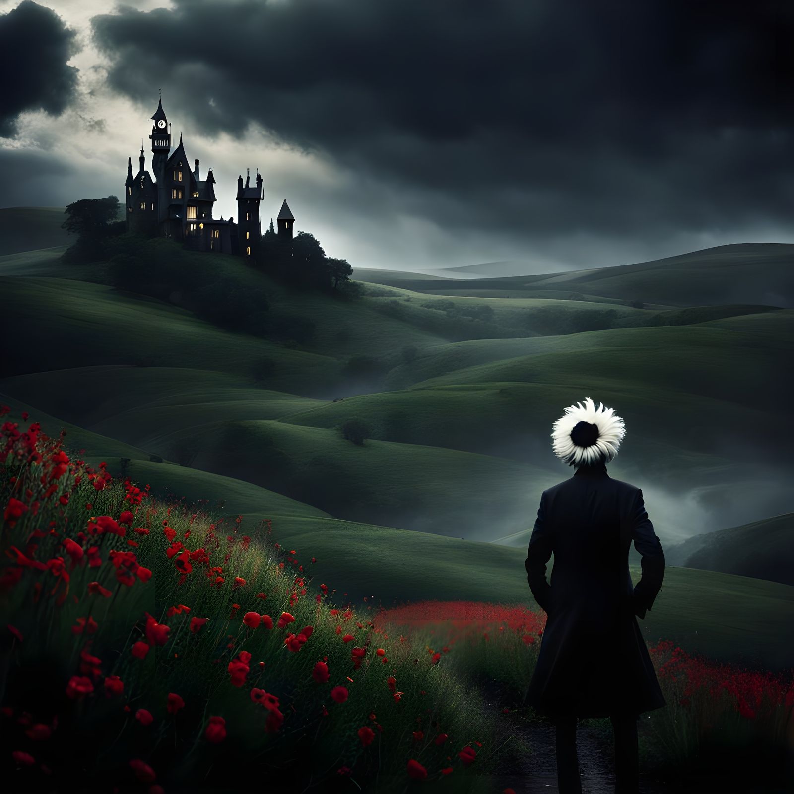 Tim Burton Style AI Image