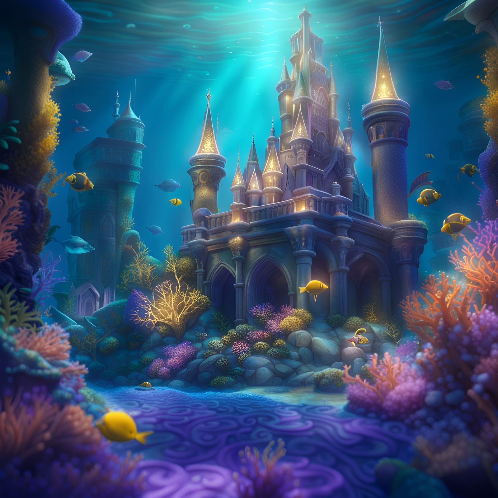 Under the sea 🌊🐚🧜‍♀️