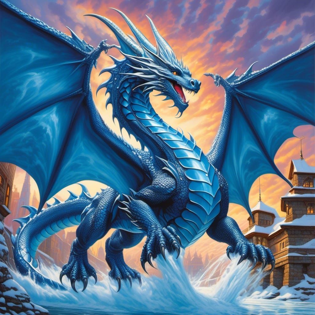 A Dragon of Winter; Anime Style