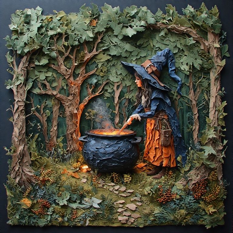 Witch's Brew in Felt